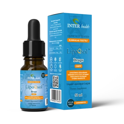 Interhealth Lipo Q Sol  Liposzómás vízoldékony Q10 csepp (50ml)