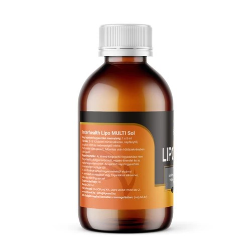 Lipo MULTI Sol Liposzómás multivitamin (250ml)
